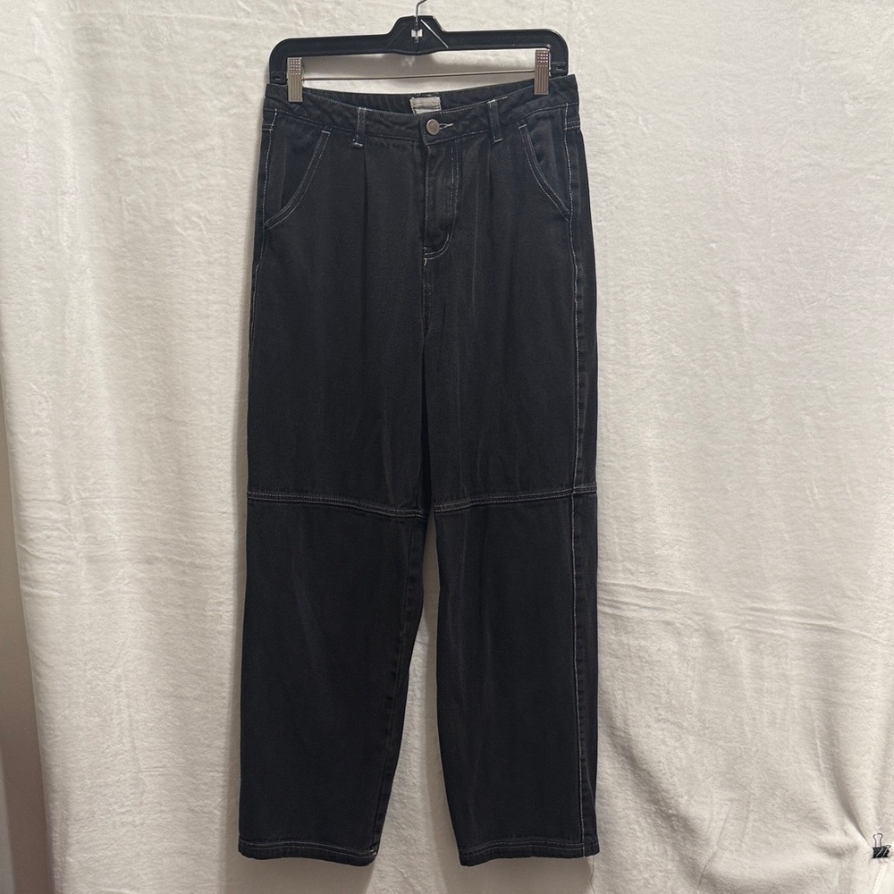 Full Tilt Black Flare Jeans